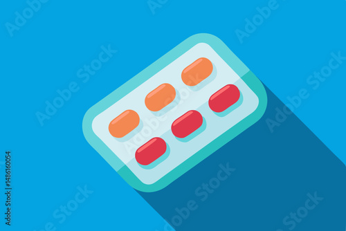 medicine blister pack high quality icon