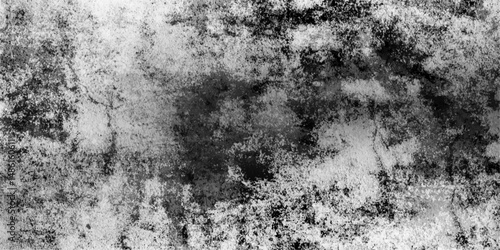 Abstract gritty, high-contrast black and white grunge texture with a distressed, weathered. Rough patches, scuffs, scratches, smudges, and grungy overlays to evoke an industrial, urban decay aesthetic