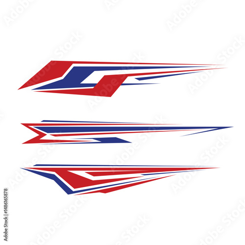 car sticker design vector. car modification stickers
