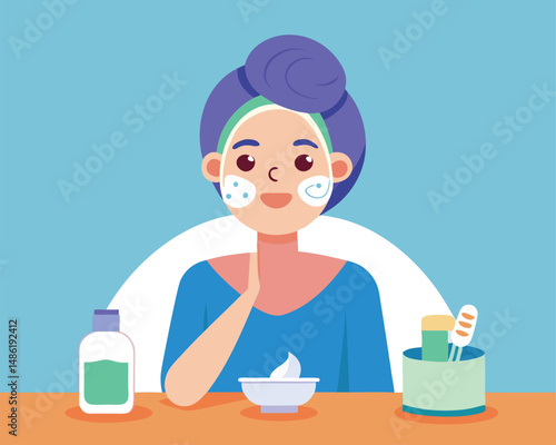 Daily Skincare Routine. A Woman's Guide to Glowing Skin