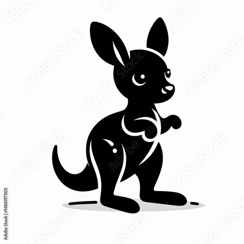 kangaroo silhouette