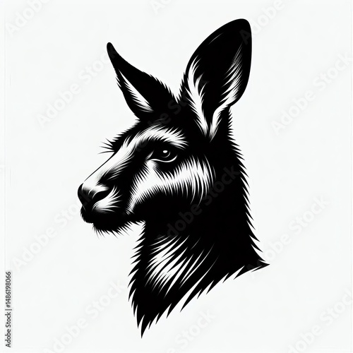 kangaroo silhouette
