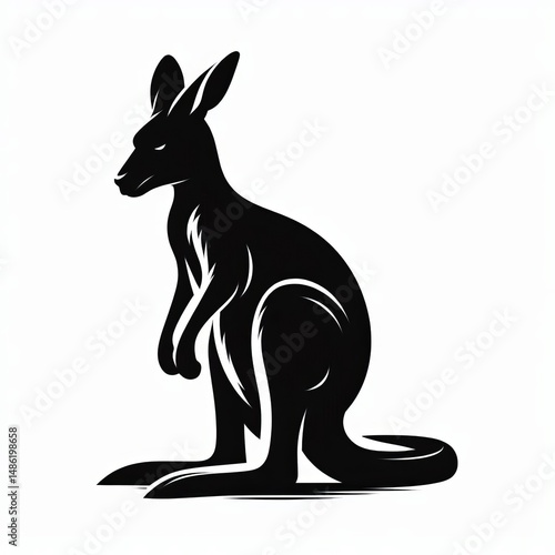 kangaroo silhouette