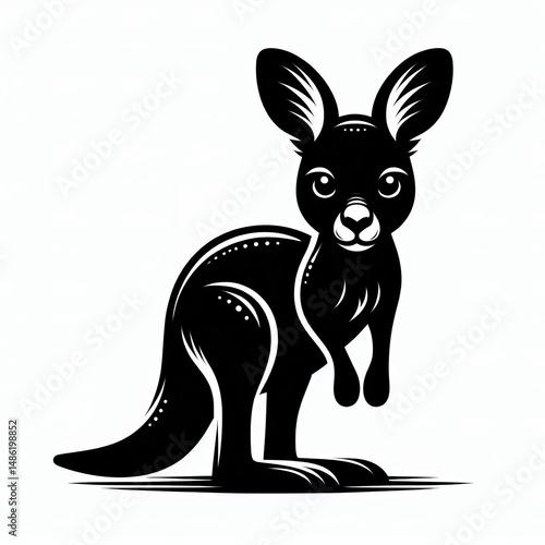 kangaroo silhouette