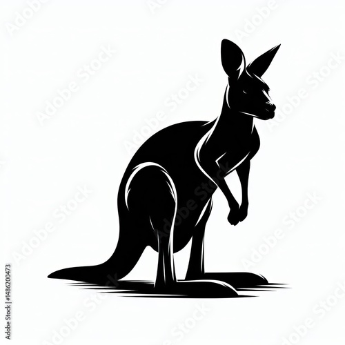 kangaroo silhouette