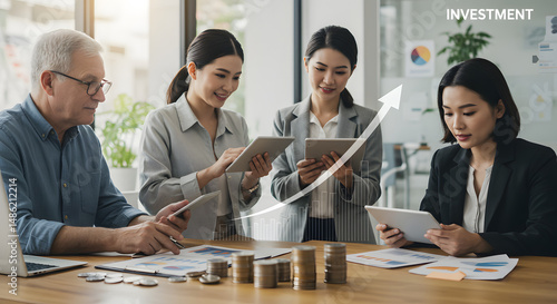 Diverse Business Team Discussing 