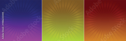 Purple blue Yellow Red Pink Gradient Color comic zoom abstract template background