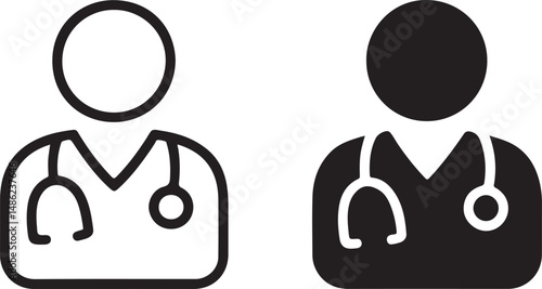  Doctor Icon Set, Medical Symbol