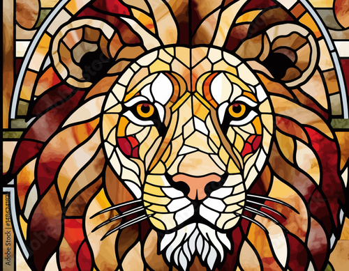 stained-glass-lion-artwork-colorful-geometric-design-lion-head-with-vibrant-mosaic-patterns-detailed-animal-illustration-lion-motif-stained-glass-art