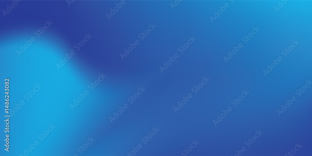 Fototapeta premium Light blue gradient background .Minimalist design using for presentation brochure poster sport background