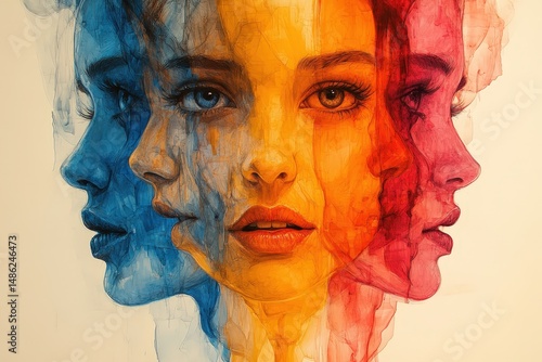 Exploration of Online Group Dynamics Through Colorful Illustrations Reflecting Conversation and Connection Among Diverse Individuals