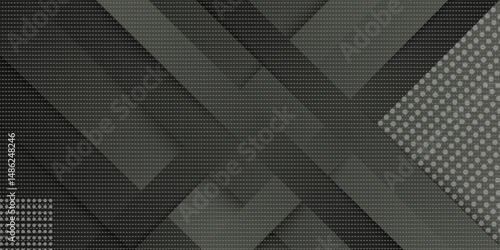 shining banner background and layer elements vector for presentation. abstract geometric. gray gradient. Memphis. graceful. modern style.