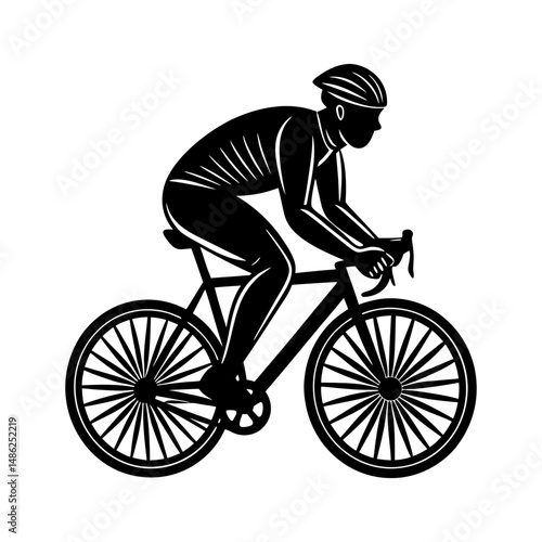 bicycle vector art silhouette