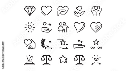 Hand drawn icon set featuring Easter food and celebration sketches