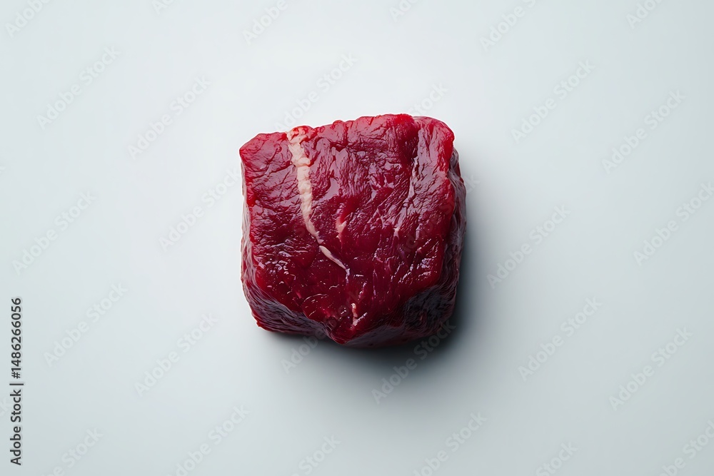 Fresh, raw beef steak ready for cooking Fresh, raw beef steak ready for cooking