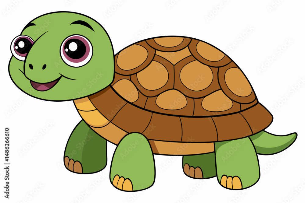 Obraz premium tortoise vector on white background