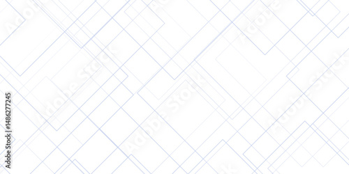 White background design with layers of textured white transparent material in squares shapes. seamless modern white and gray color technology concept geometric line. abstract modern square grid patter