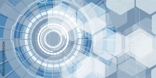 dna and medical and technology background. futuristic molecule structure presentation. for business solution. vector illustration