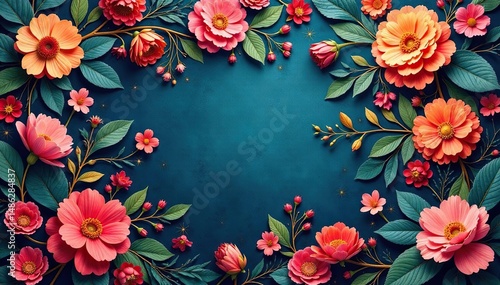 Intricate floral wallpaper with a repeating motif , intricate, flowers