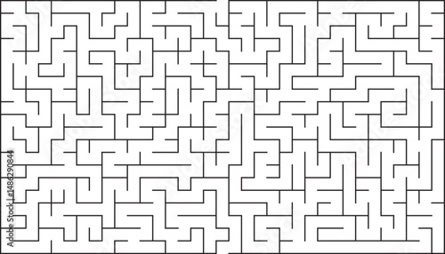 Complex Maze Puzzle Intricate Paths, Challenge, Labyrinth, Game, Strategy, Solution, Brain Teaser, P