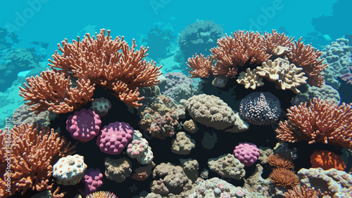 Coral reef illustration
