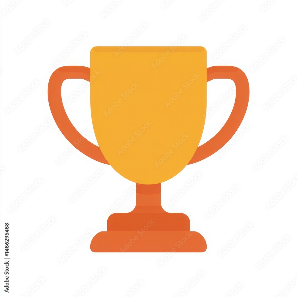 A golden trophy, a symbol of achievement and recognition A golden trophy, a symbol of achievement and recognition