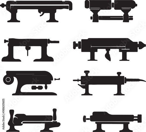Vintage Silhouette: Watchmaker Lathe Tools, Precision Repair Equipment