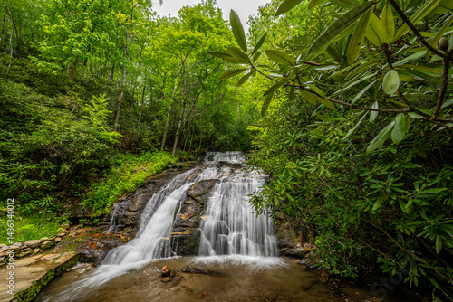 waterfall near Franklin and Highlands, NC
