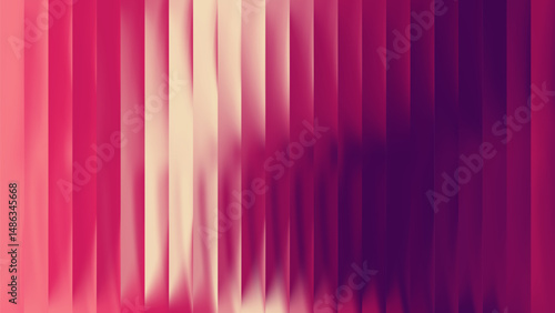 Purple Ribbed Glass Neon Fractal Gradient Background. Abstract Blur Pattern on Purple. Aura mesh gradient effect with multicolored fluid distortion. Neon wallpaper with soft vibrant light.