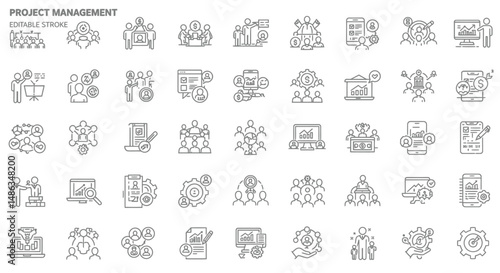 Set of People icons set vector illustration on white background