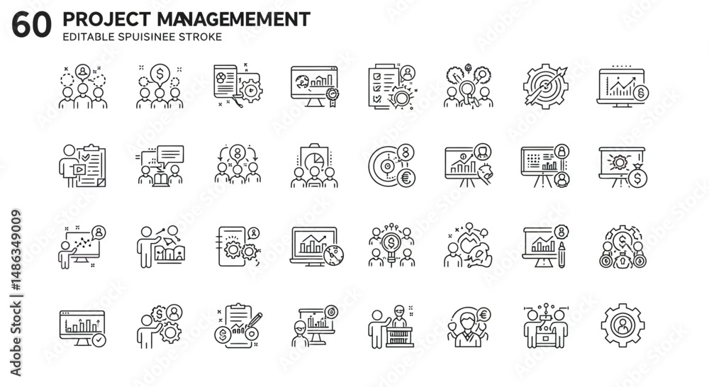 Set of People icons set vector illustration on white background Set of People icons set vector illustration on white background