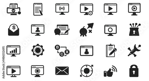 Set of People icons set vector illustration on white background