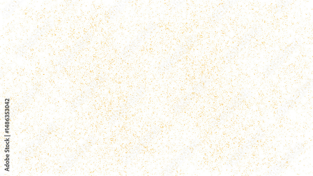 Golden glitter dust particles confetti on transparent background. Falling glitter confetti. Luxury sparkling confetti. Celebration falling gold