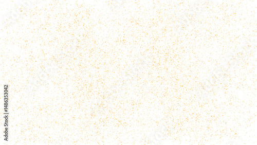 Golden glitter dust particles confetti on transparent background. Falling glitter confetti. Luxury sparkling confetti. Celebration falling gold