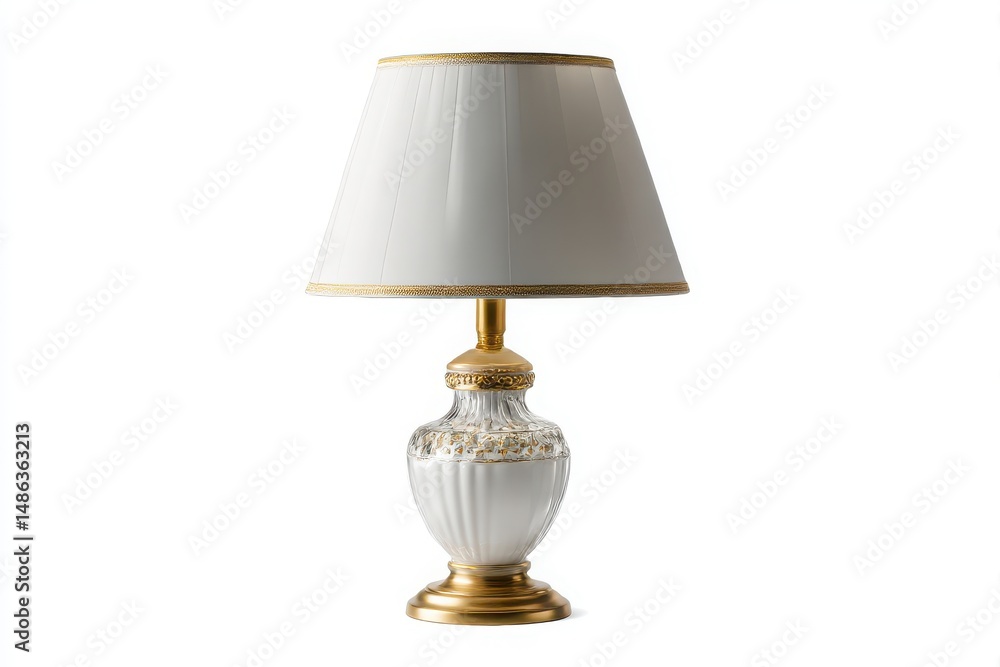 Classic White Lampshade Table Lamp Stylish Home Lighting Classic White Lampshade Table Lamp Stylish Home Lighting