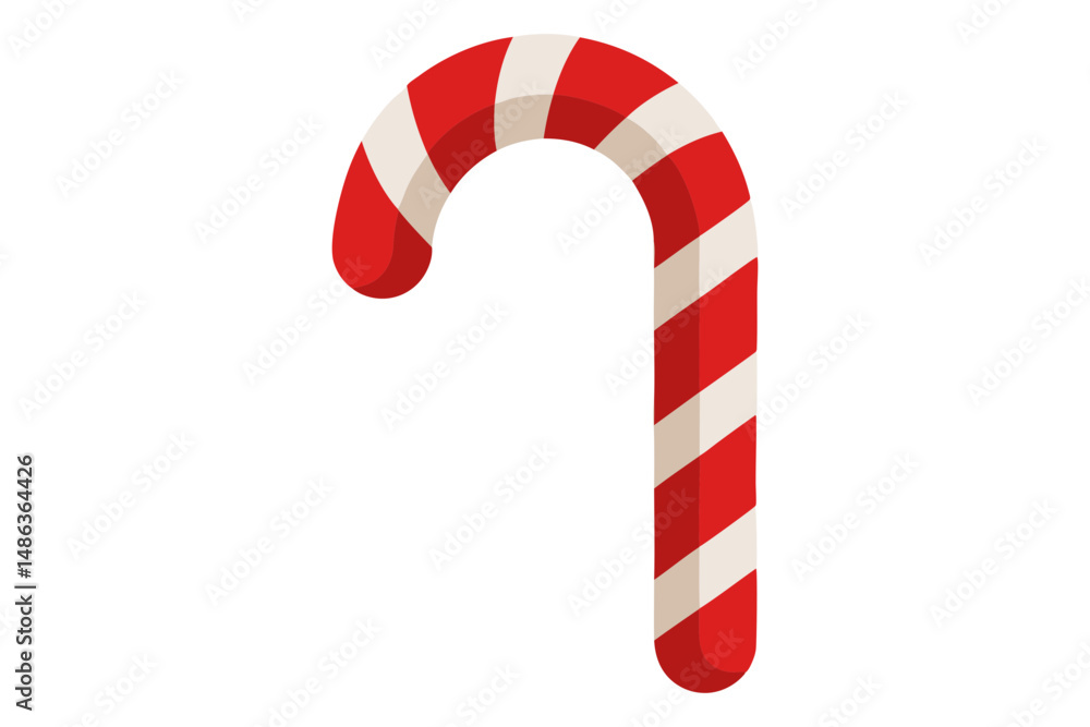 candy cane isolated on white background candy cane isolated on white background