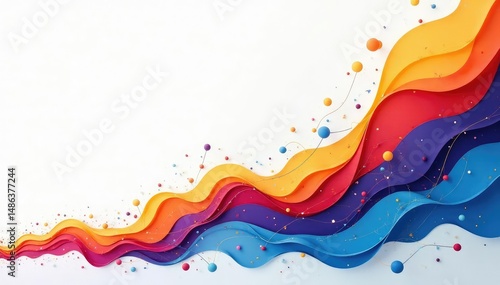 White background, coaching concept, abstract shapes and lines suggesting growth and guidance , teamwork, vector