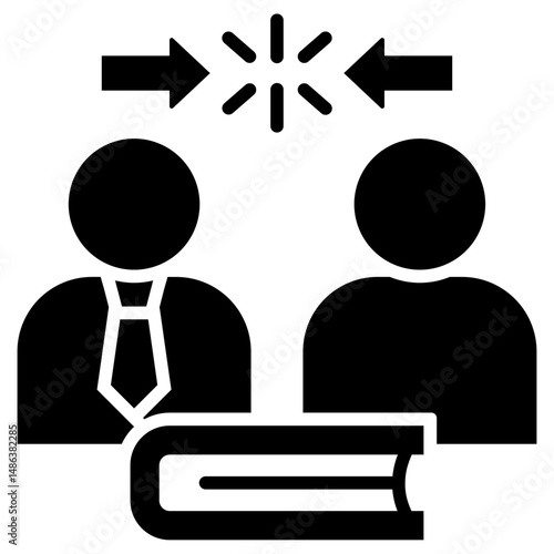 Dispute Glyph Icon