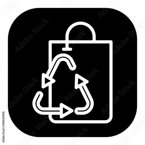 Recycle Bag Vector Icons