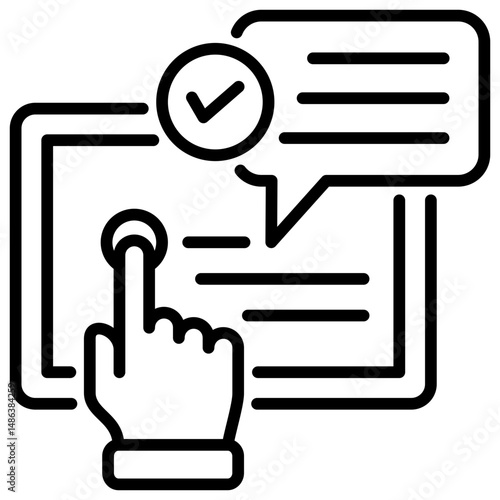 Self Service Line Icon