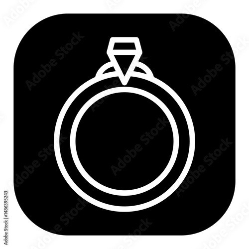 Wedding Ring Vector Icons