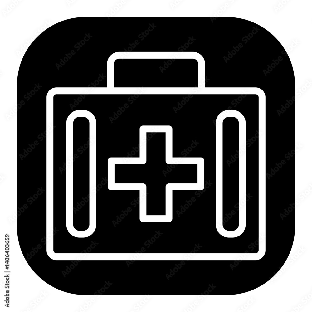 Obraz premium First Aid Kit Vector Icons