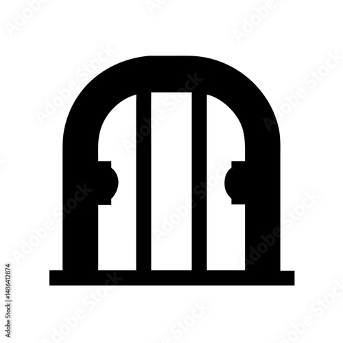 Jail bars prison window gate security freedom confinement incarceration captivity locked up design