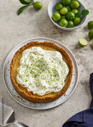 Key Lime pie with fresh limes