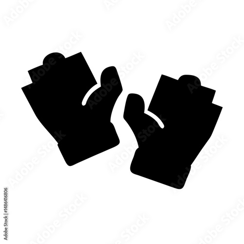 Explore winter gloves vector icon illustration for cold weather and outdoor activities gear apparel accessory