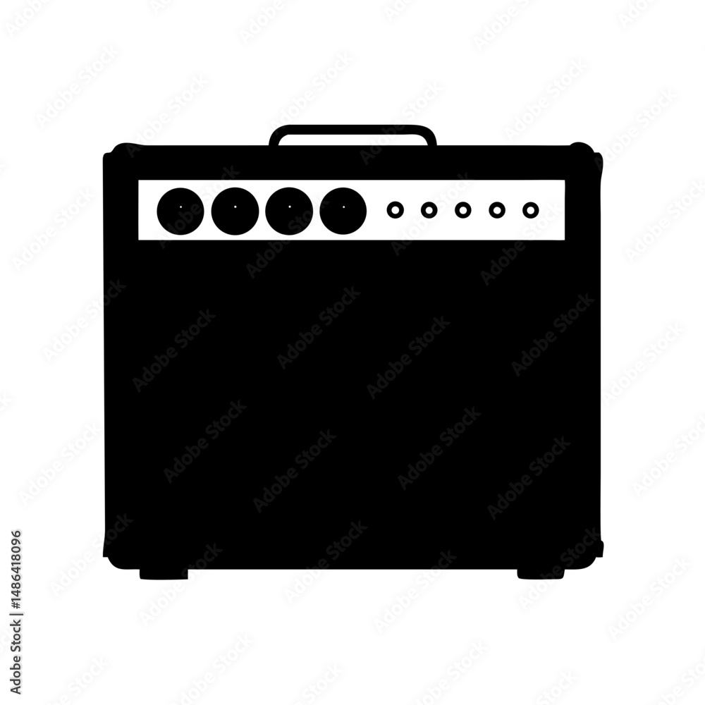 Fototapeta premium Find the best guitar amplifier combo for music performance and studio recording needs today