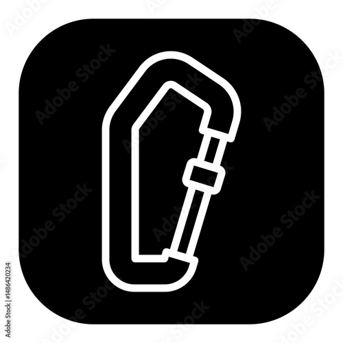 Carabiner Vector Icons