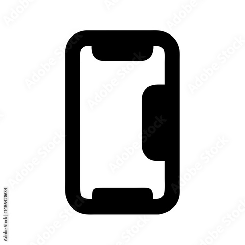 Modern smartphone icon vector illustration for mobile app ui design and web development asset resource