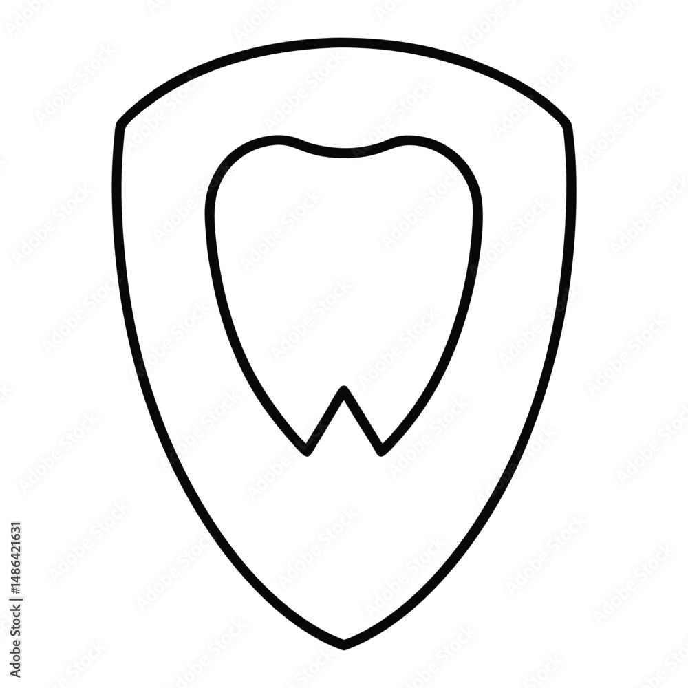 tooth icon vector illustration tooth icon vector illustration