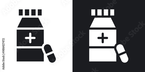 Supplement icons. flat style design.